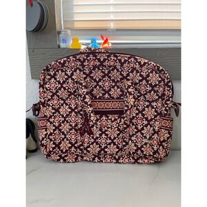 Vera Bradley Quilted‎ computer bag Burgundy Floral